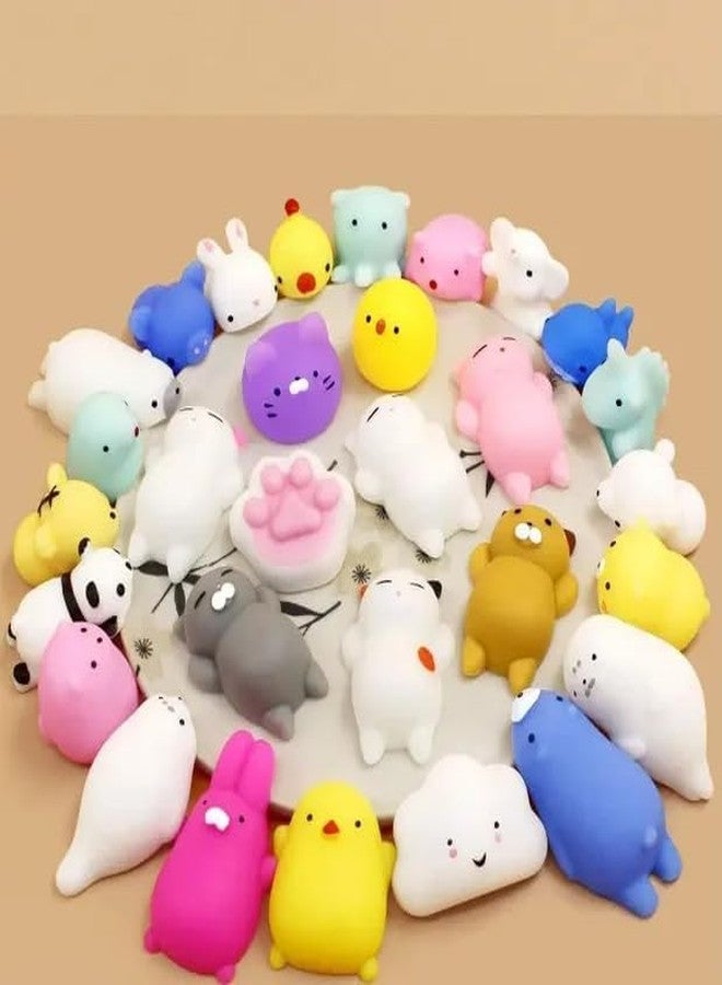 ANAB GI ألعاب ANAB GI Kawaii Mochi Squishy Toys - ألعاب حيوانات صغيرة لتخفيف التوتر، هدايا لحفلات أعياد ميلاد الأطفال (عشوائي، عبوة من 5 قطع) - Image 5